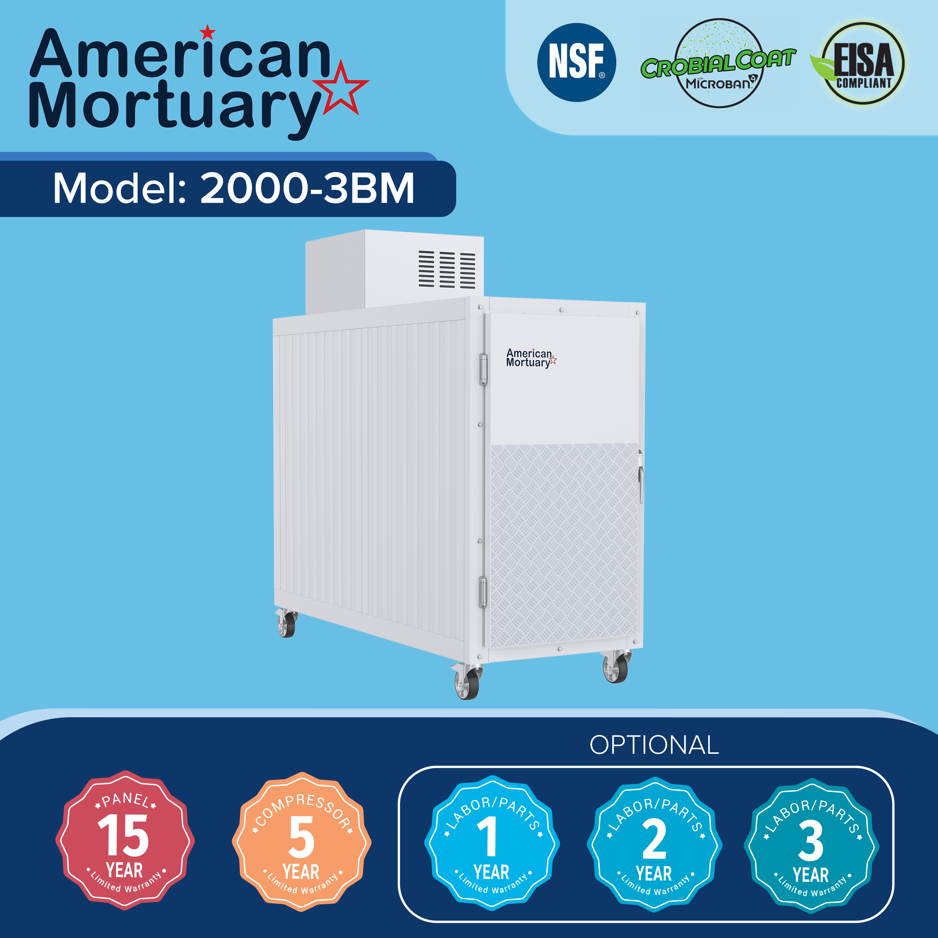 American Cremation Authority mortuary refrigeration system serving hospitals and universities