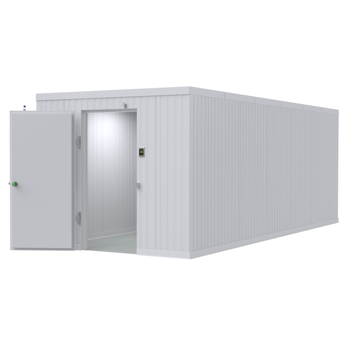 Model 2000-0820 8x20 walk-in cadaver cooler — Reliable Cold Storage