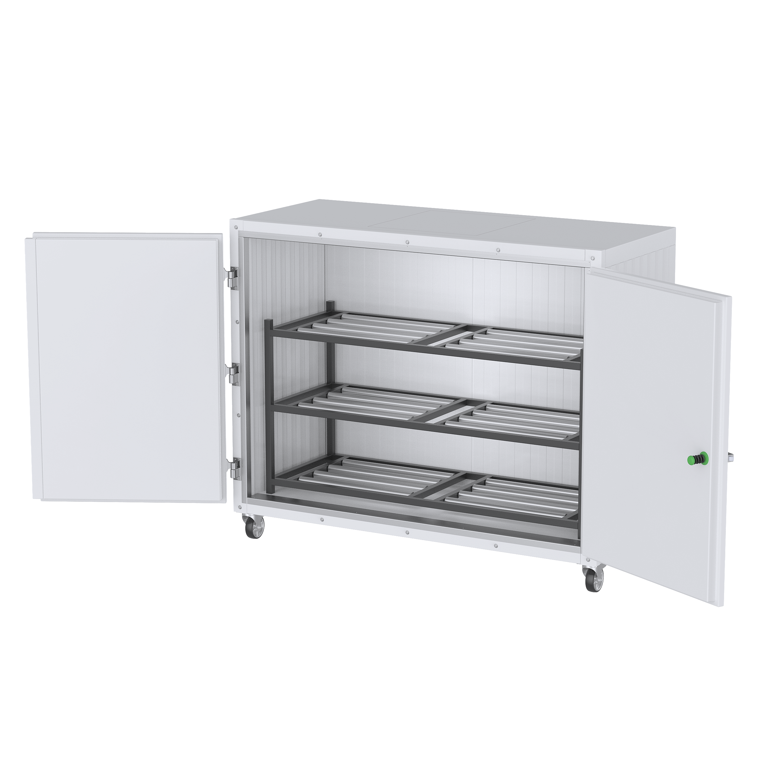 MortuaryCoolerAuthority.com American-made 3 Body XL mortuary cooler