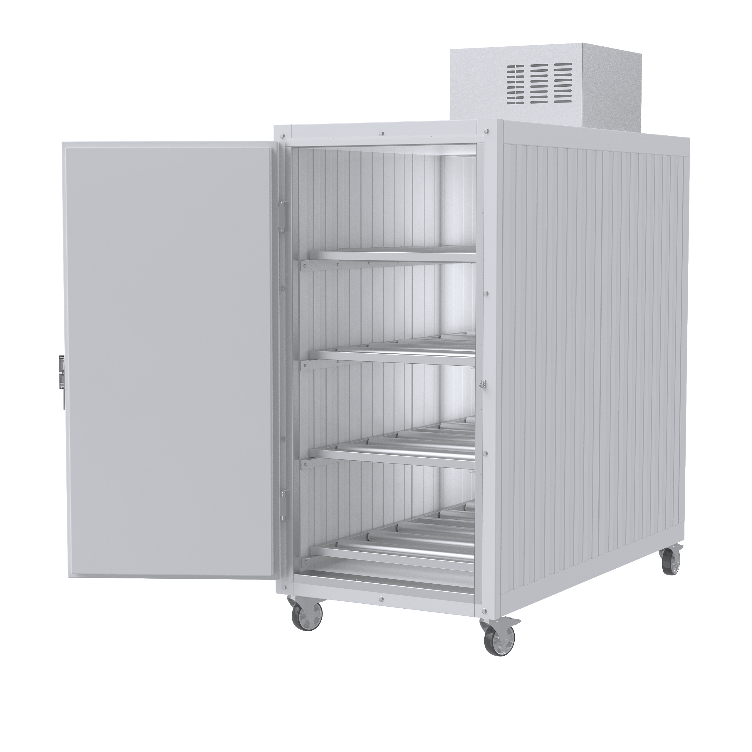 Model 4BX upright mortuary cooler — Mortuary Cooler Authority
