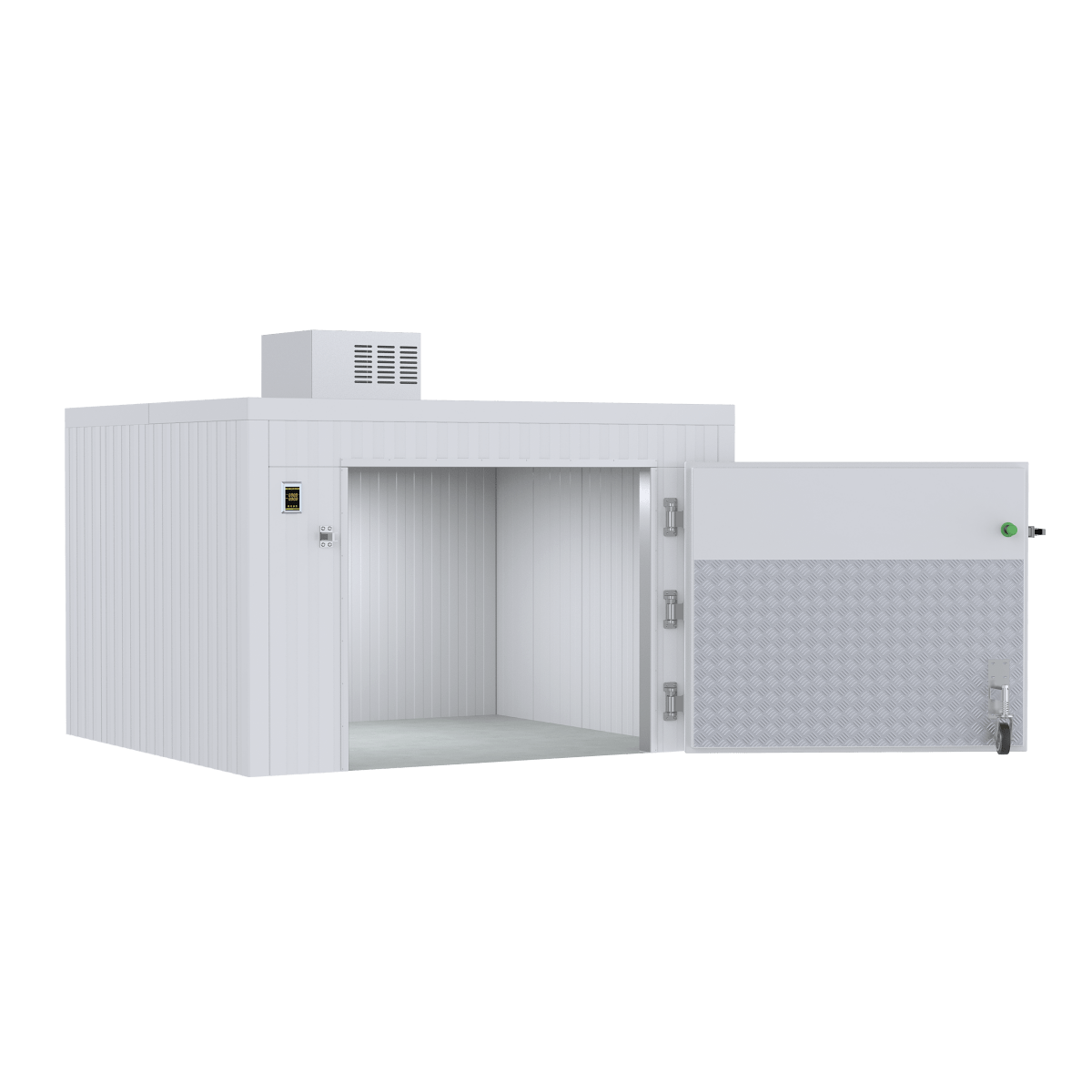 American Mortuary TR3 Triple Cot Roll - In Mortuary Cooler – Model 2000 - TR3 - American Mortuary Coolers & Equipments