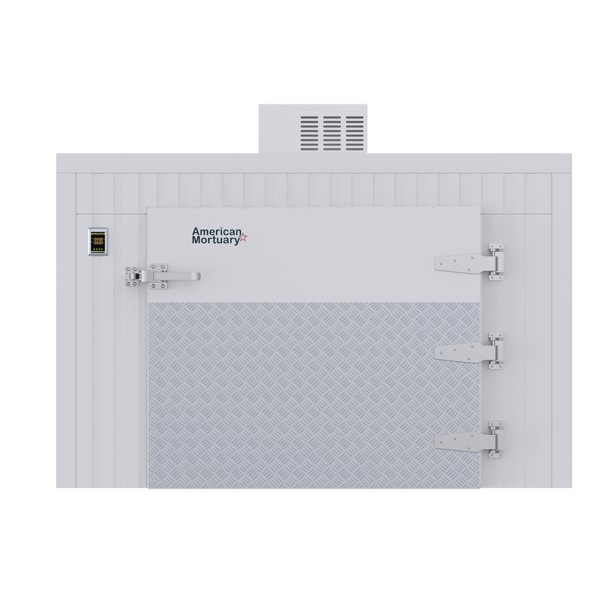 American Mortuary TR3 Triple Cot Roll - In Mortuary Cooler – Model 2000 - TR3 - American Mortuary Coolers & Equipments