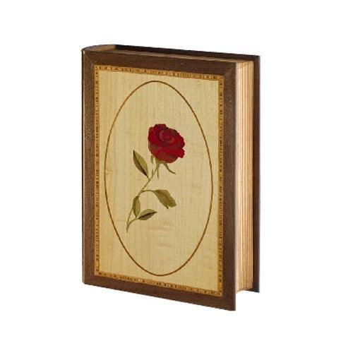 Handcrafted Rose - Wood Marquetry - American Mortuary Coolers & Equipments